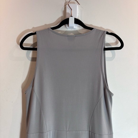 G!OZÉ Sz 1 Jersey Knit Sleeveless Slinky Lagenlook Parachute Style Maxi Dress - Picture 5 of 11